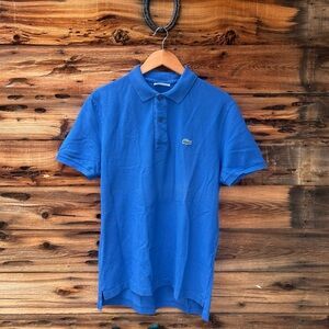 LACOSTE | For J. Crew Men's Vibrant Blue Polo Shirt L
